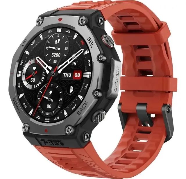 Amazfit T-Rex 3 pulseira vermelha