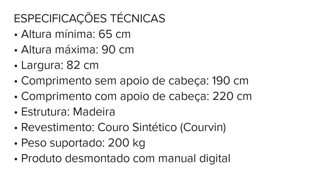 Maca branca fixa, larga e confortável  - Foto 5
