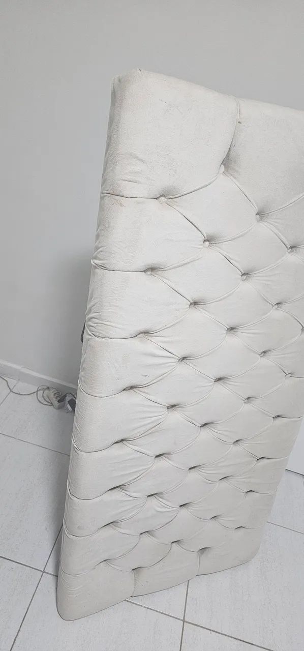 Cabeceira estofada suspensa (cama casal 1,40 m) - Foto 3