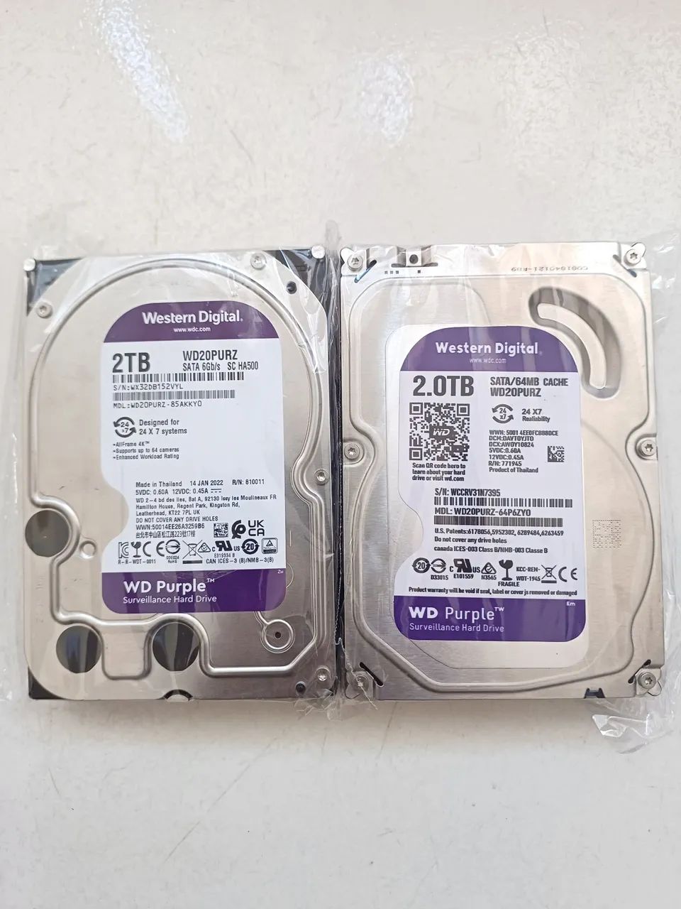 2 hds wd 2TB Purple cftv dvr nvr cpu  - Foto 3