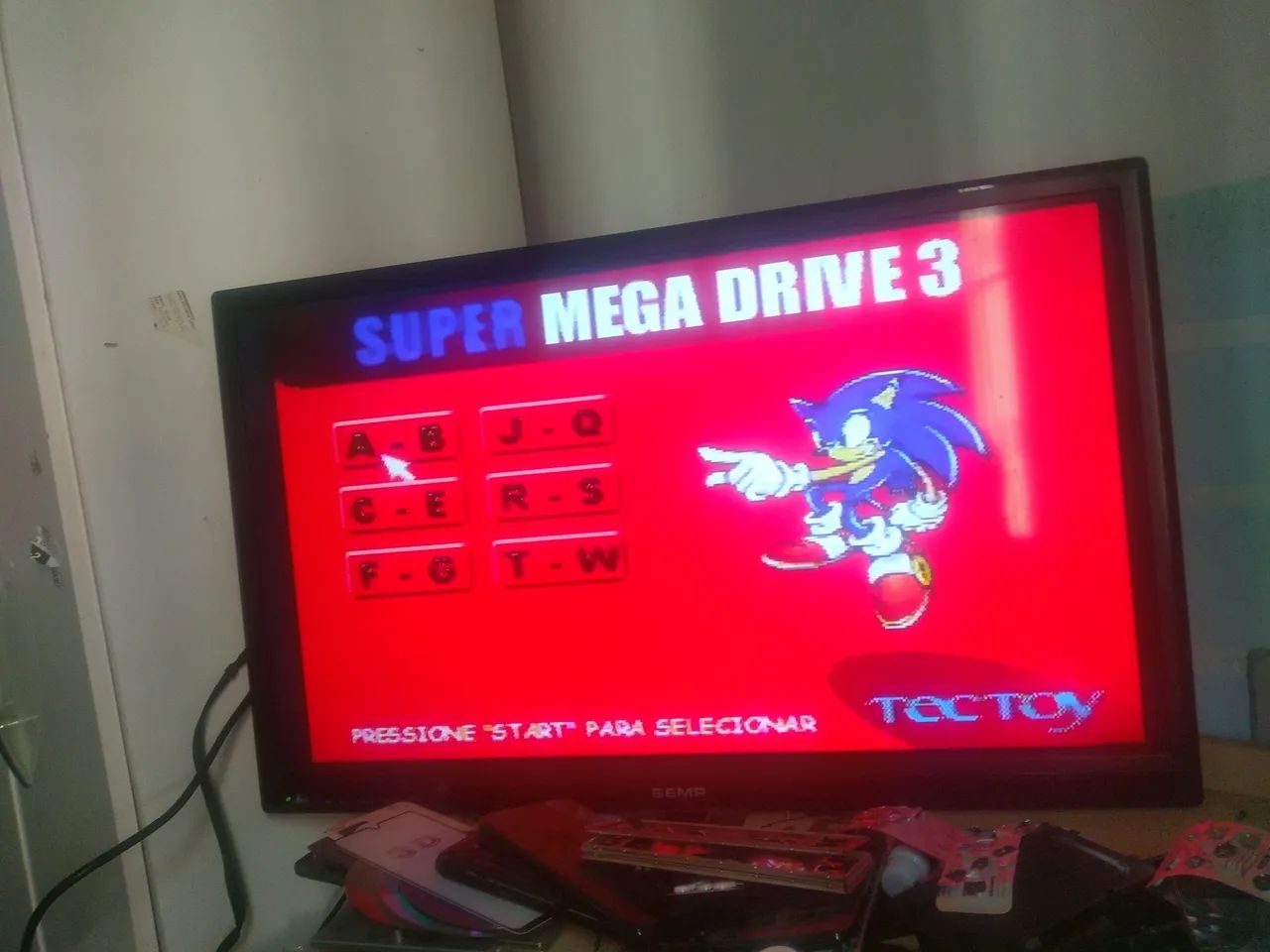 Mega drive 3 com 60 jogo na memória - Foto 4