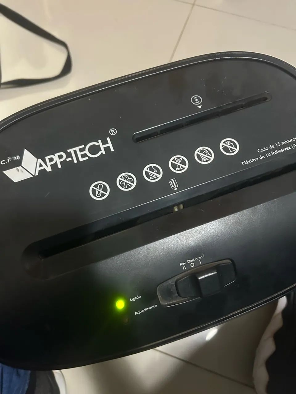 Triturador de papel