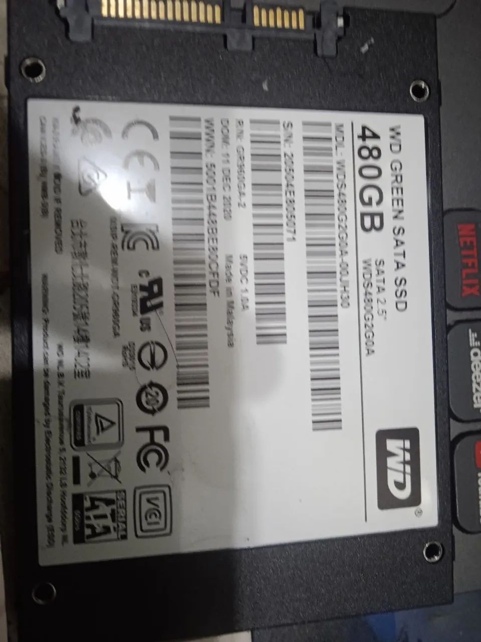 Ssd 480 gigas zerado - Foto 3