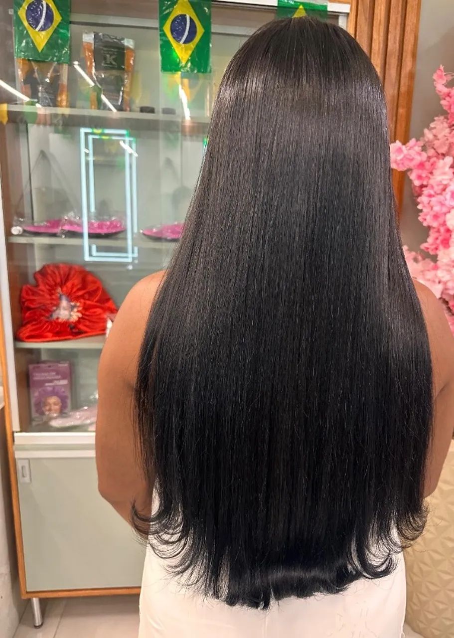 Cabelo brasileiro com 60 cm e 200 gramas  - Foto 2