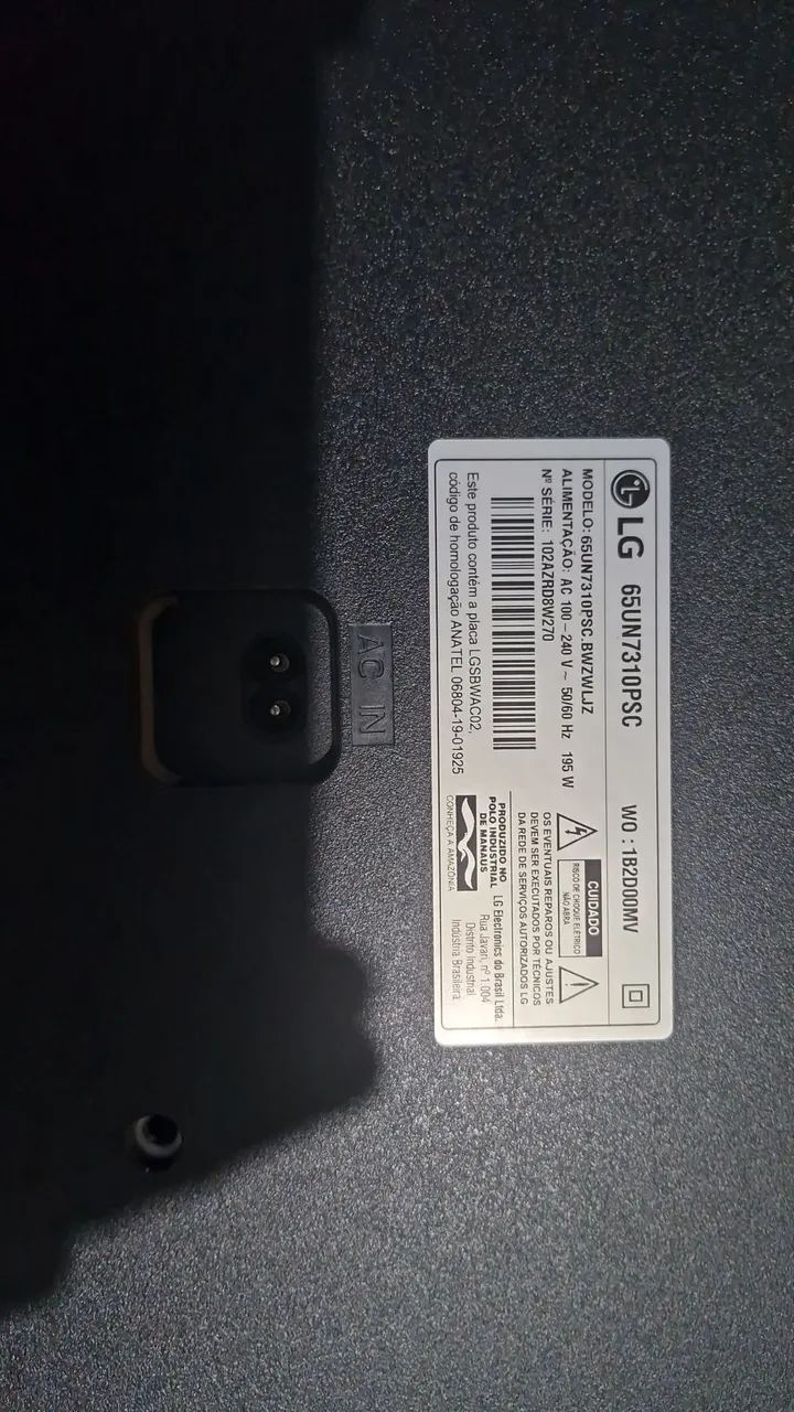 Tv LG 65 para peças  - Foto 4