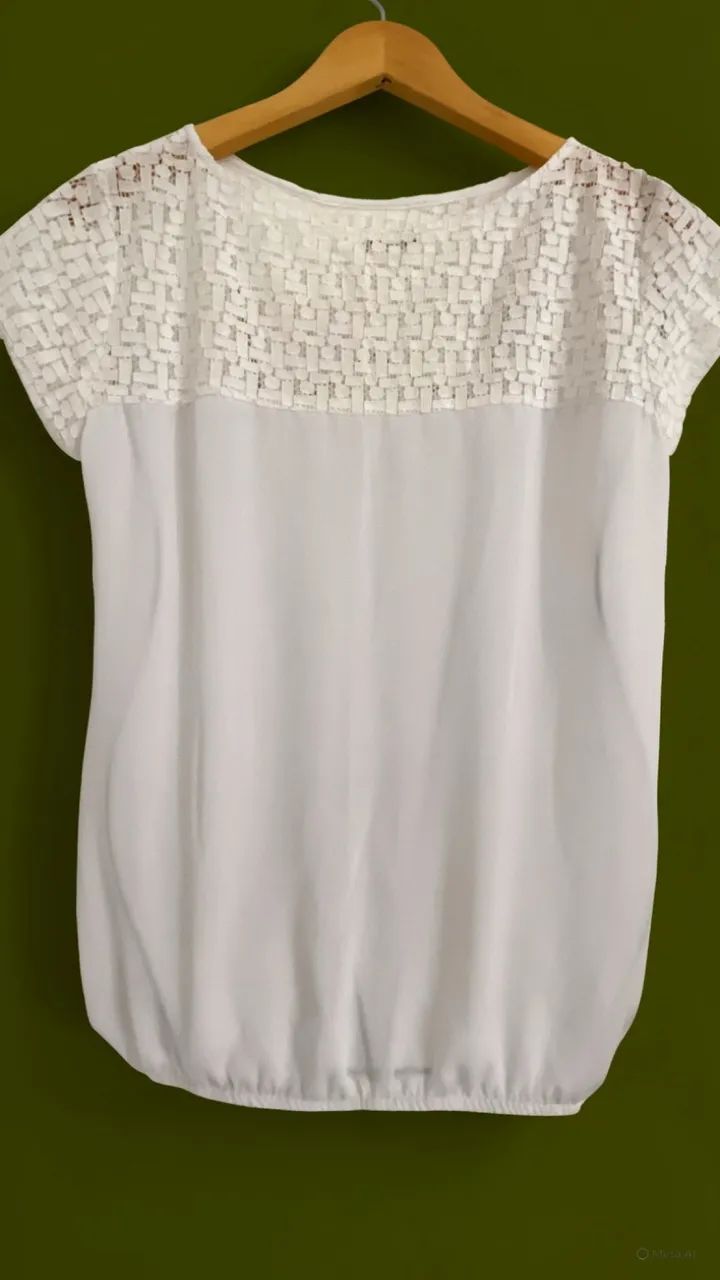 Conjunto saia mídi e bata renda Elaben TAM 44 - Foto 3