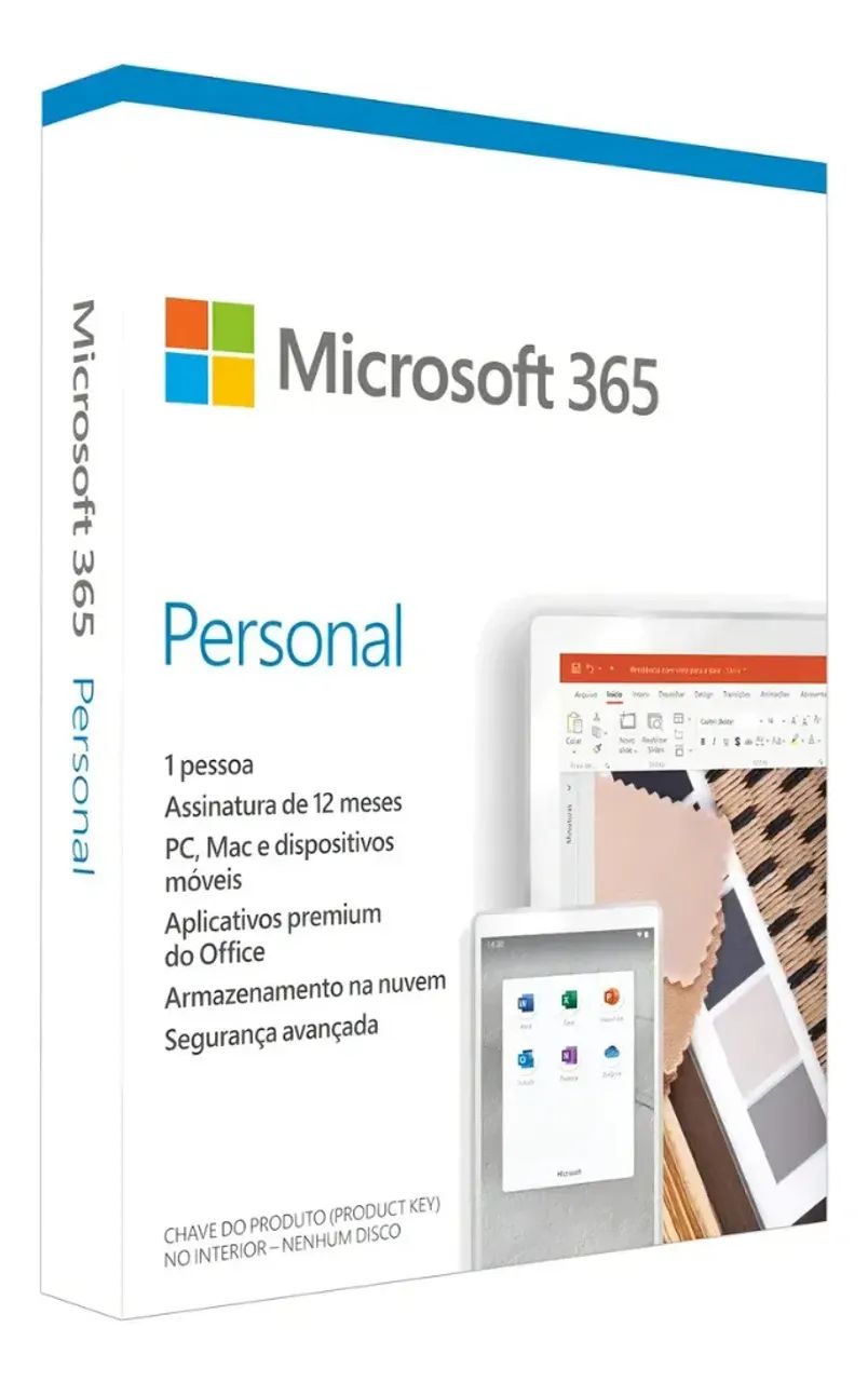 Pacote Office - 365 Personal - Versão Fisica