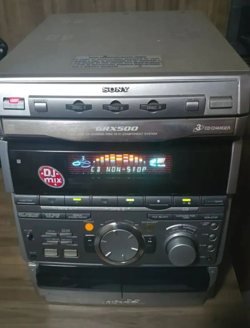 Sony Grx 500 funciona CD