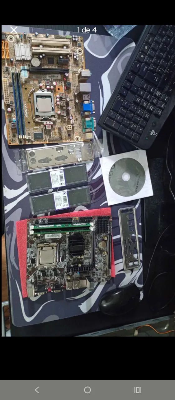 Kit 2 placas mãe 