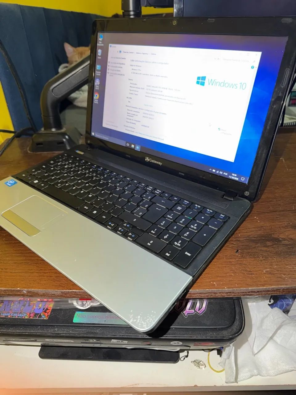 NOTEBOOK ACER GATEWAY FUNCIONANDO COM CARREGADOR  - Foto 2