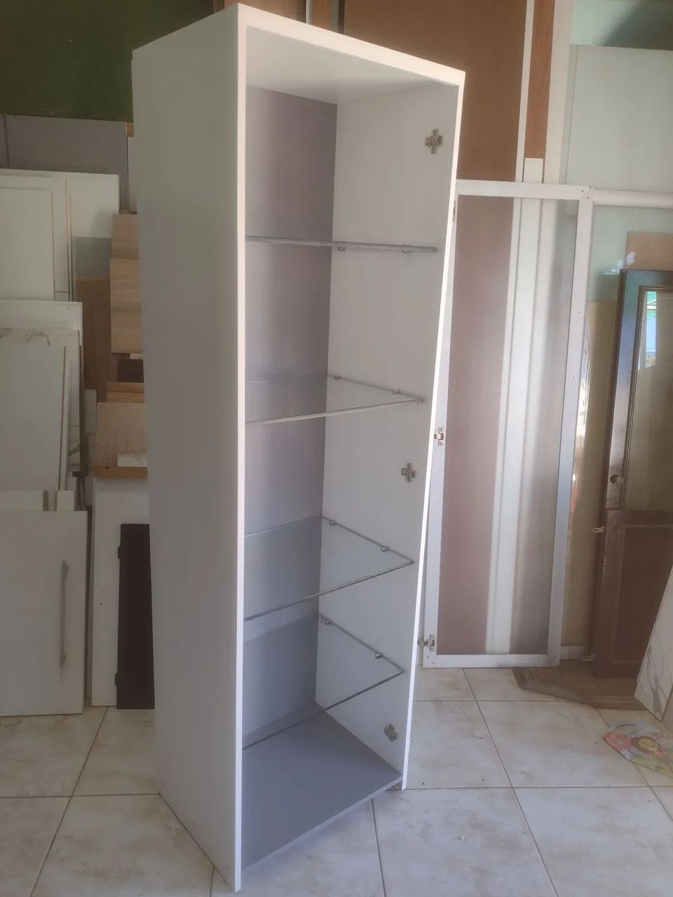 CRISTALEIRA MDF  branco ( Entrego) - Foto 4