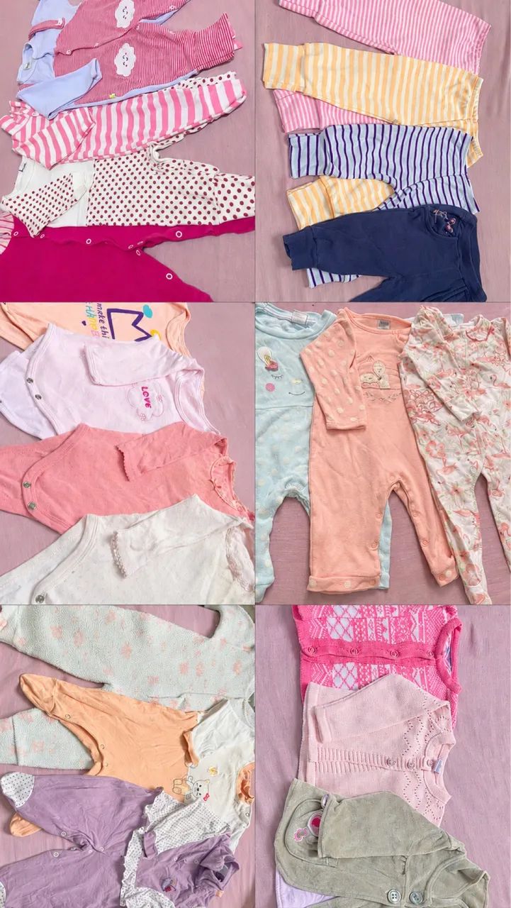 Lote de roupa infantil menina - Foto 5