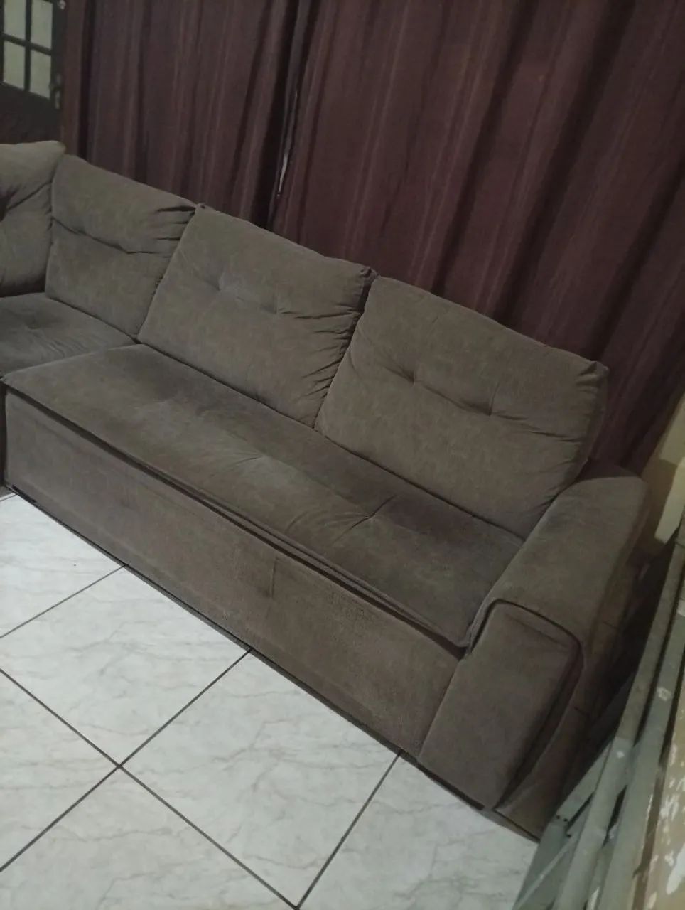VENDO SOFÁ DE CANTO EM L DE CHAISE  - Foto 3