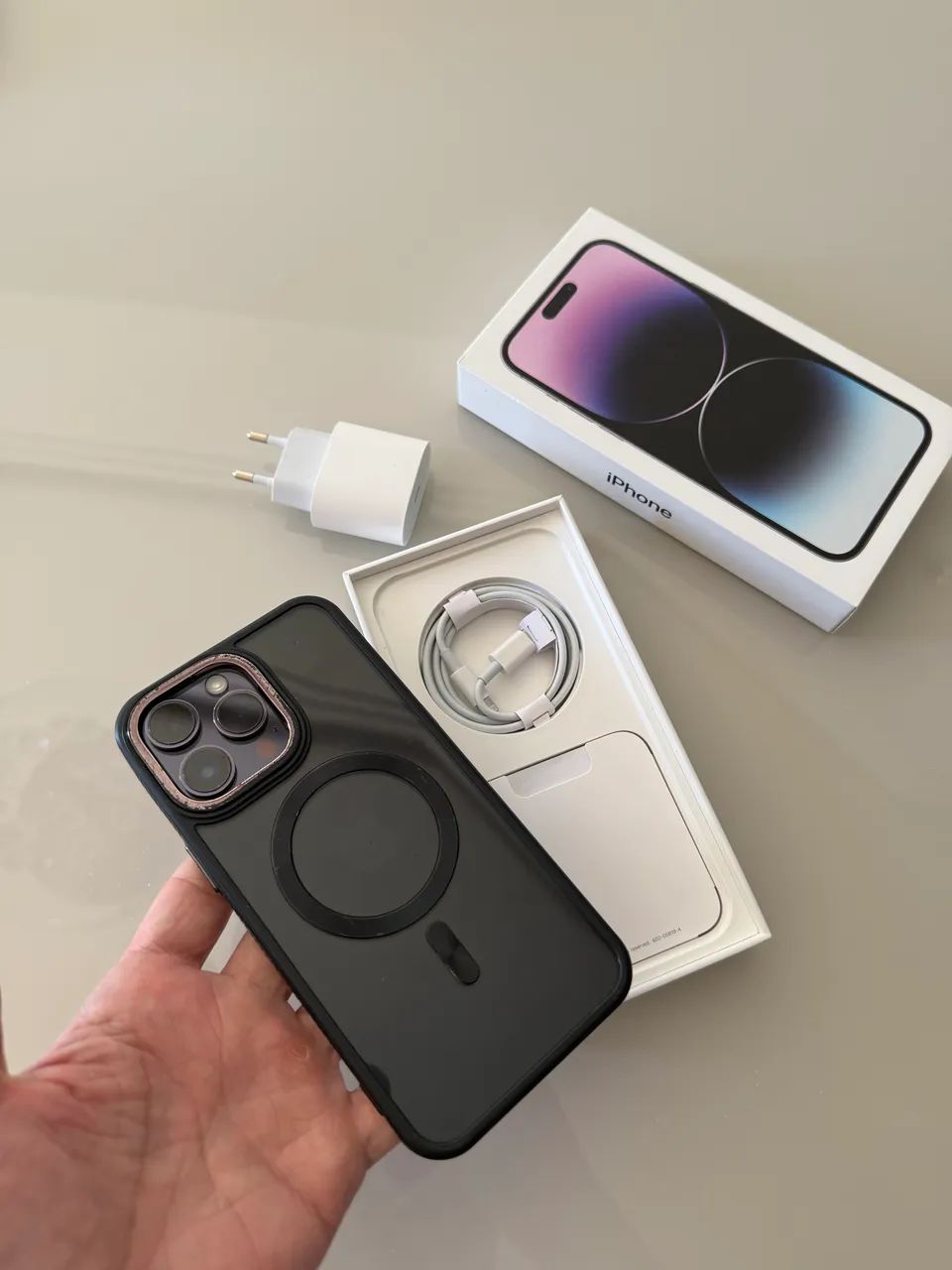 Iphone 14 Pro Max Roxo Conservado! - Foto 5