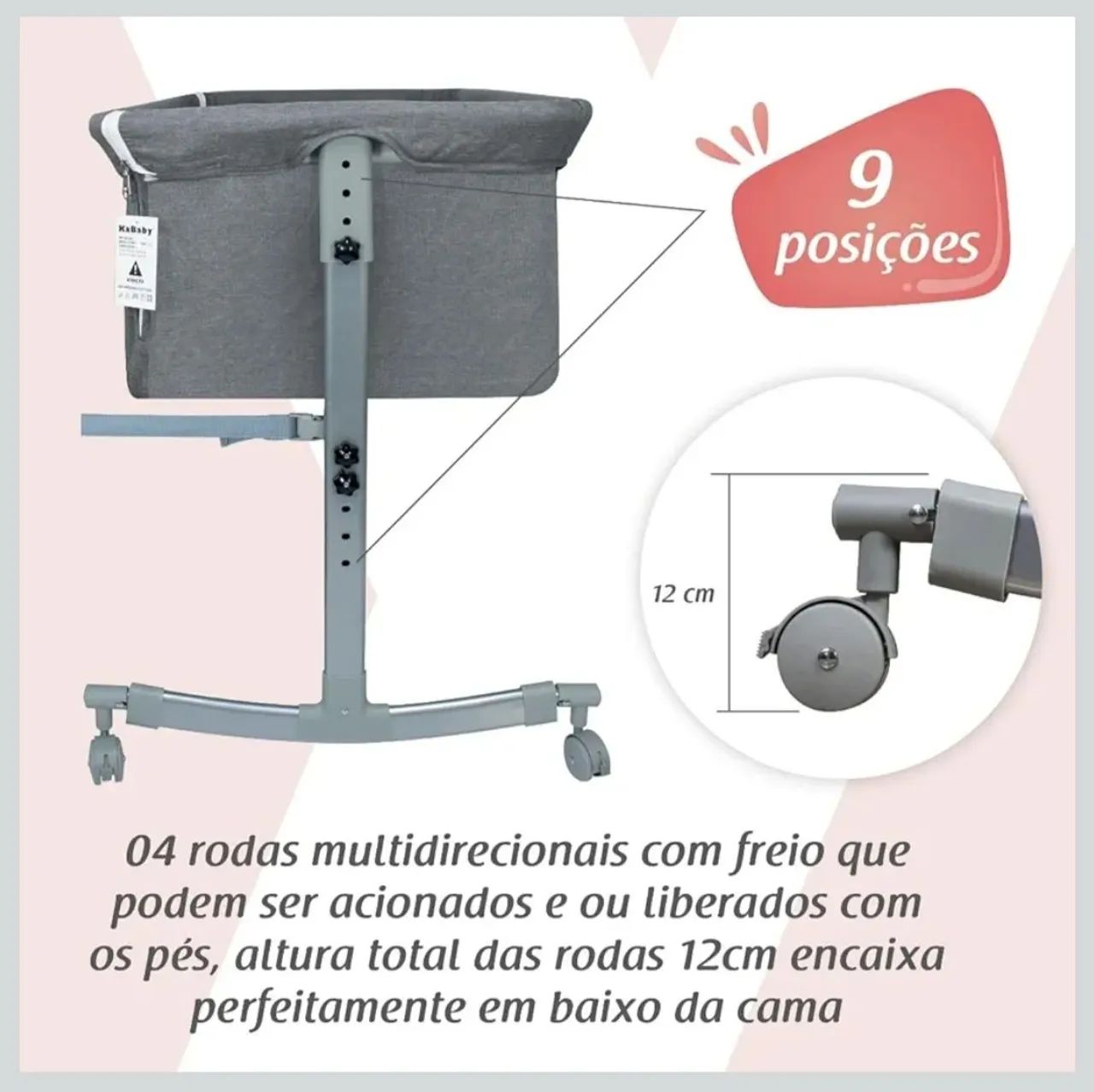 Berço Moisés - Co-Bed - Foto 3