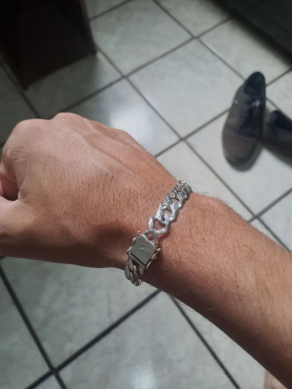 Pulseira prata 925 8mm - Foto 2
