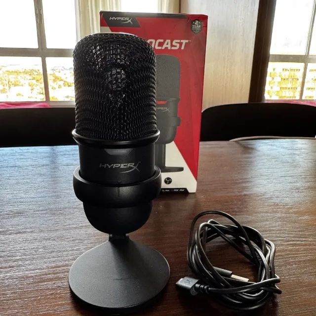 Microfone Hyperx Solocast Preto USB