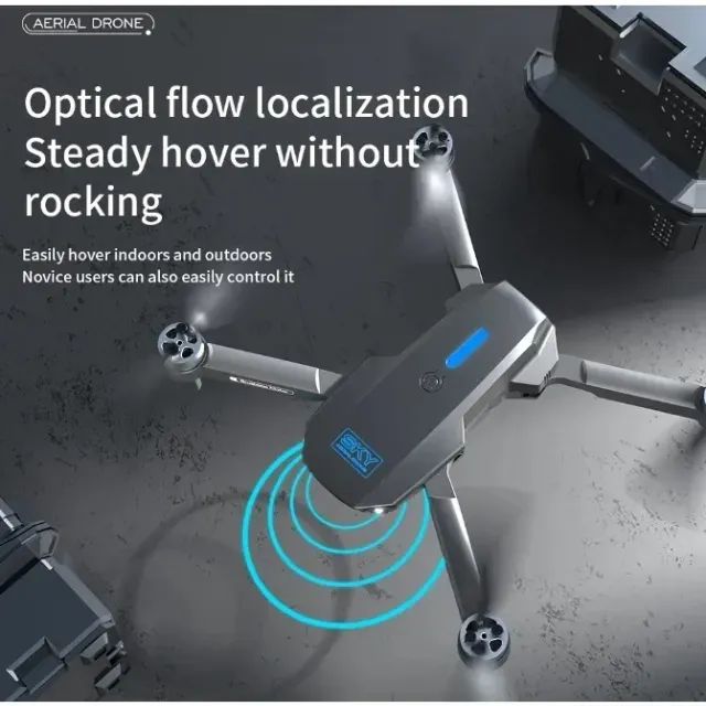 Mini Brushless Motor RC Drone, Drone de fluxo óptico, Versão atualizada do E88 MAX, Novo - Foto 2