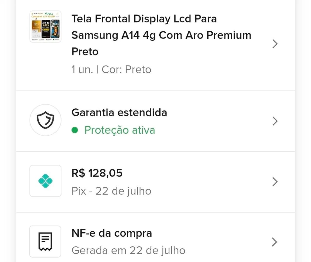 Tela para  Samsung A14 4G nova sem uso  - Foto 4
