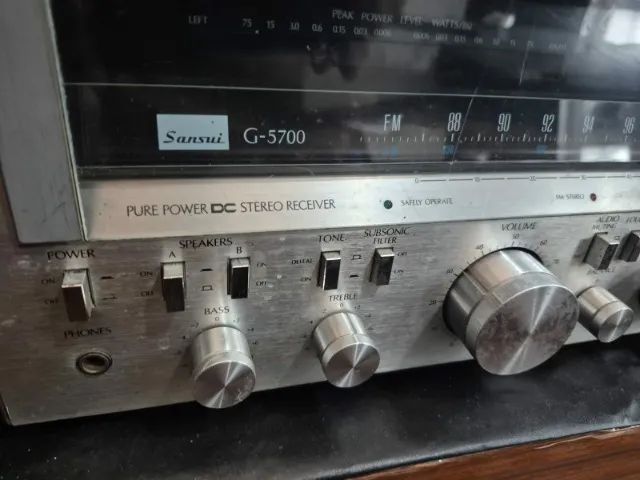 SANSUI オーディオセット Kit sansui prata vintage - Equipamentos e Acessórios de Som - Raiz