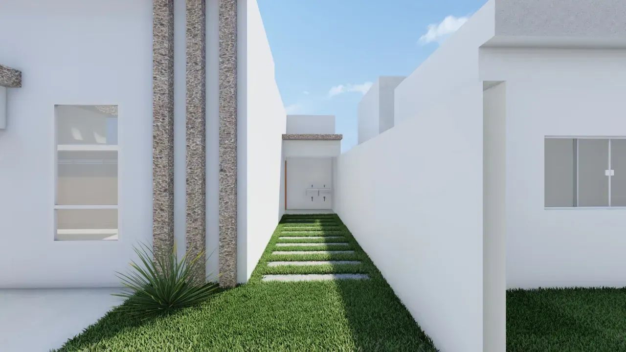 Aluga-se Casa Nova , Ampla: 3 Quartos, 1 Suíte - Inocência/MS - Foto 4