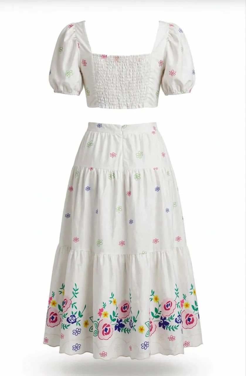 Conjunto Branco - Tamanho G - Foto 2