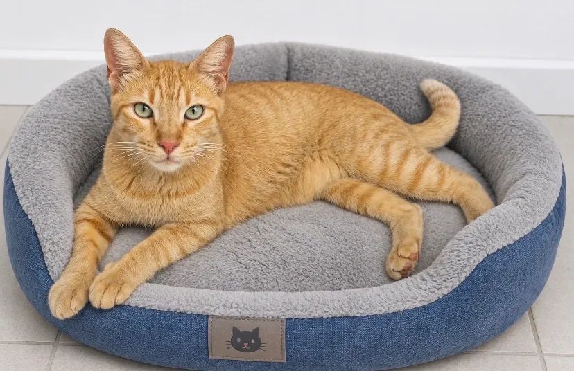 Gato laranja adoção responsável 