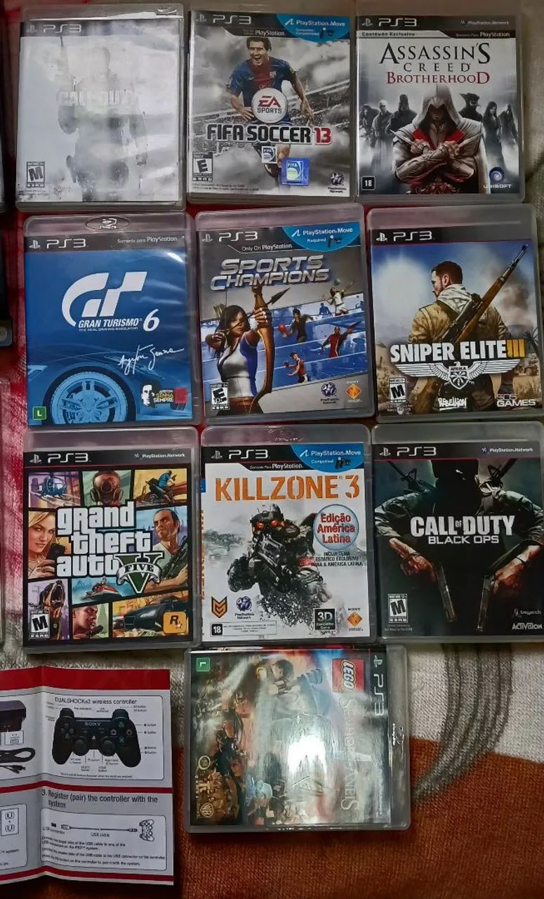Playstation 3 com acessórios  - Foto 5