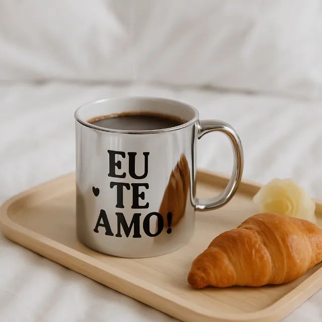 Caneca cromada ou de glitter - Foto 3