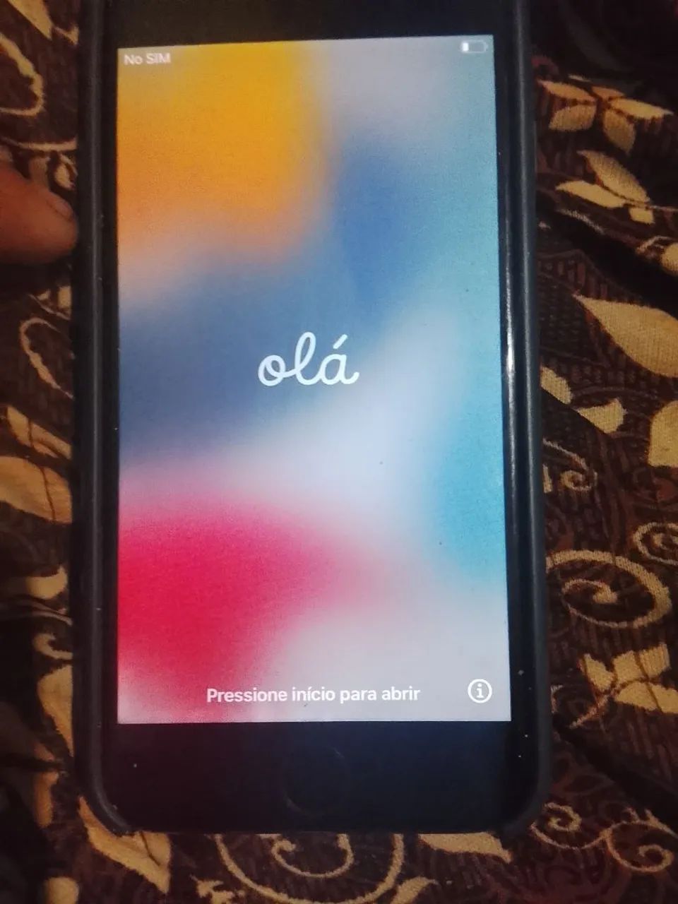 iPhone 7 normal, saúde 70%, funcionando todo perfeitamente 