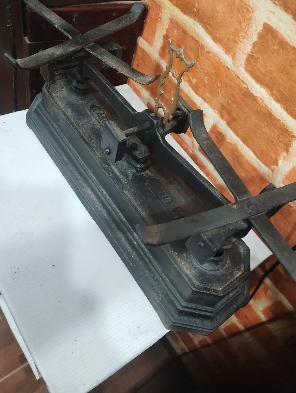 Balança antiga de ferro  - Foto 3