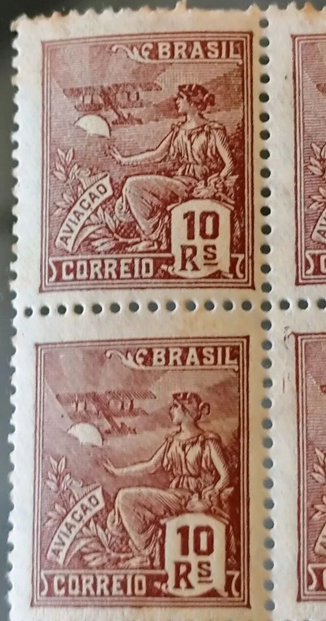 Selo postal - Vovó 10 reis. - Foto 2