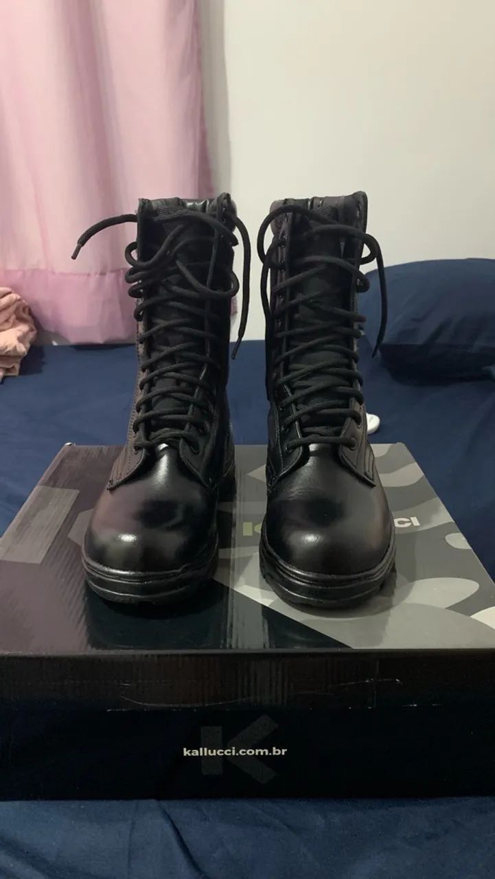 Bota coturno tático 