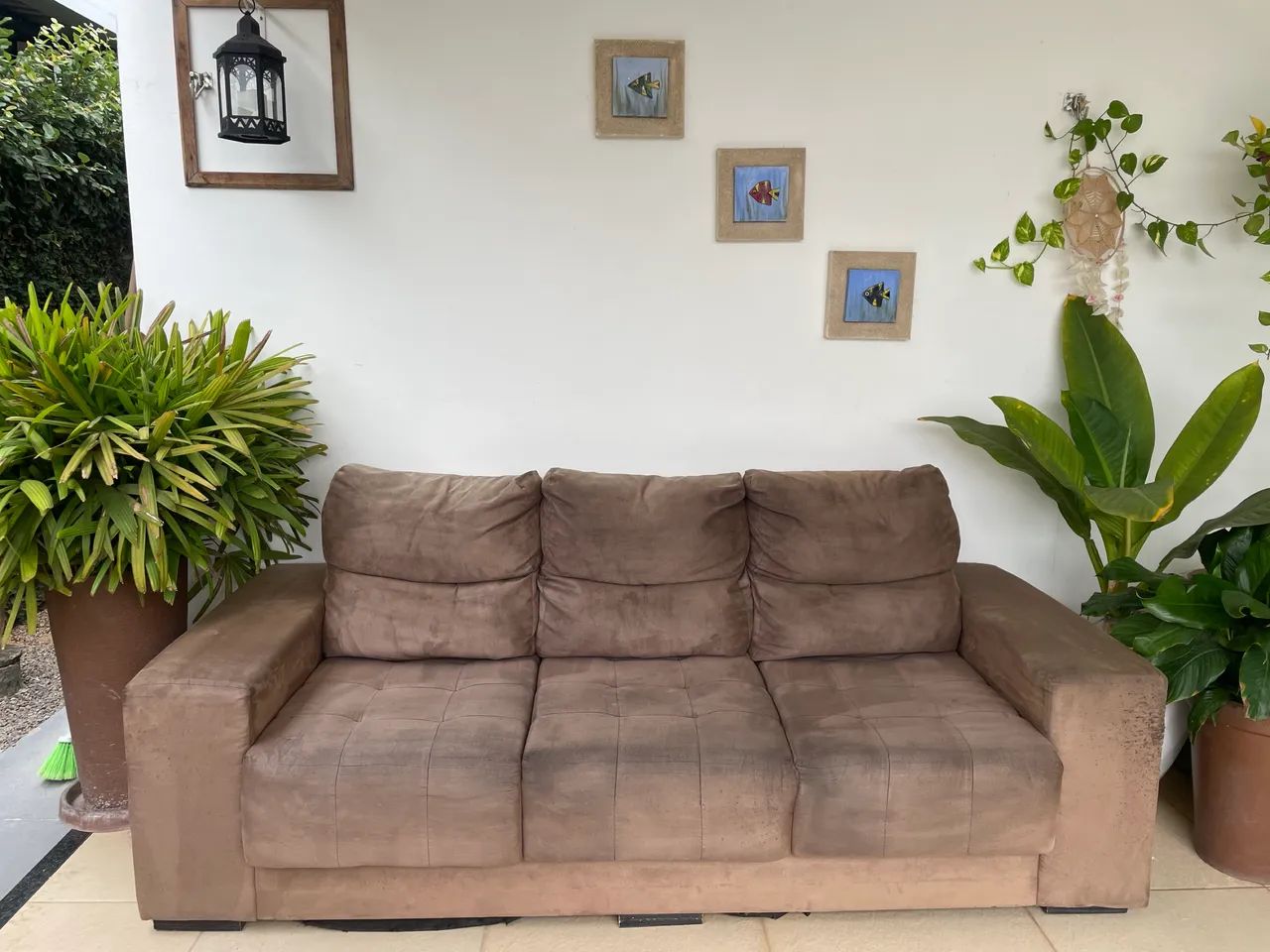 Sofá retrátil 3 lugares