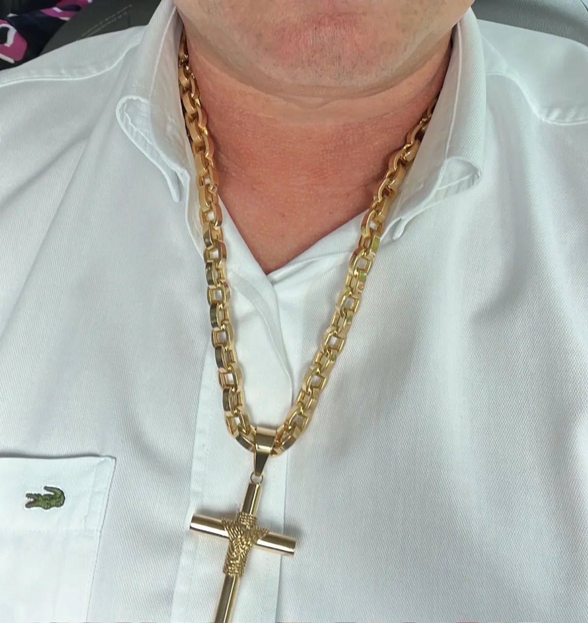 Corrente de ouro com pingente  - Foto 3
