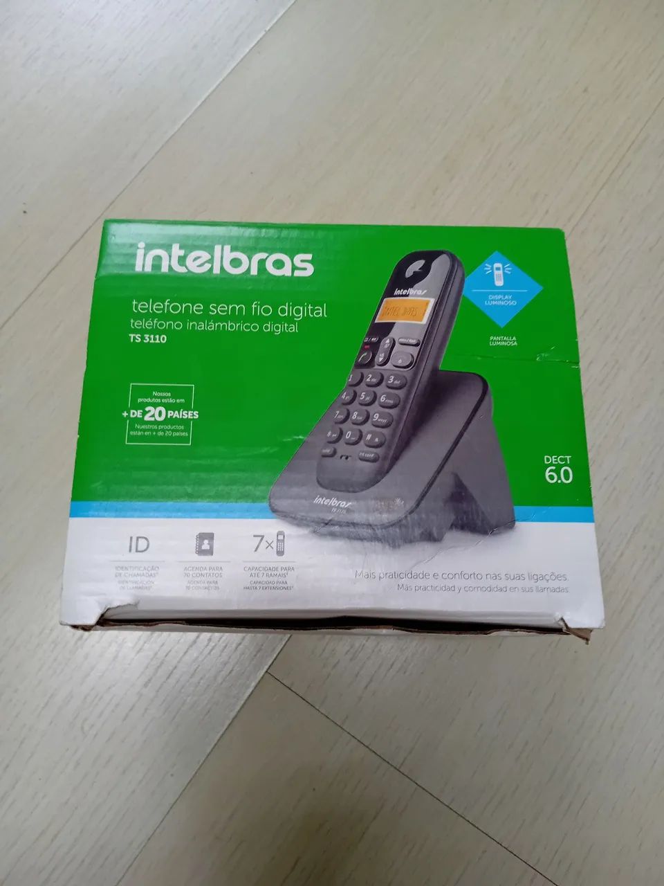 Telefone sem fio Intelbras ts3110 (bateria pifada)