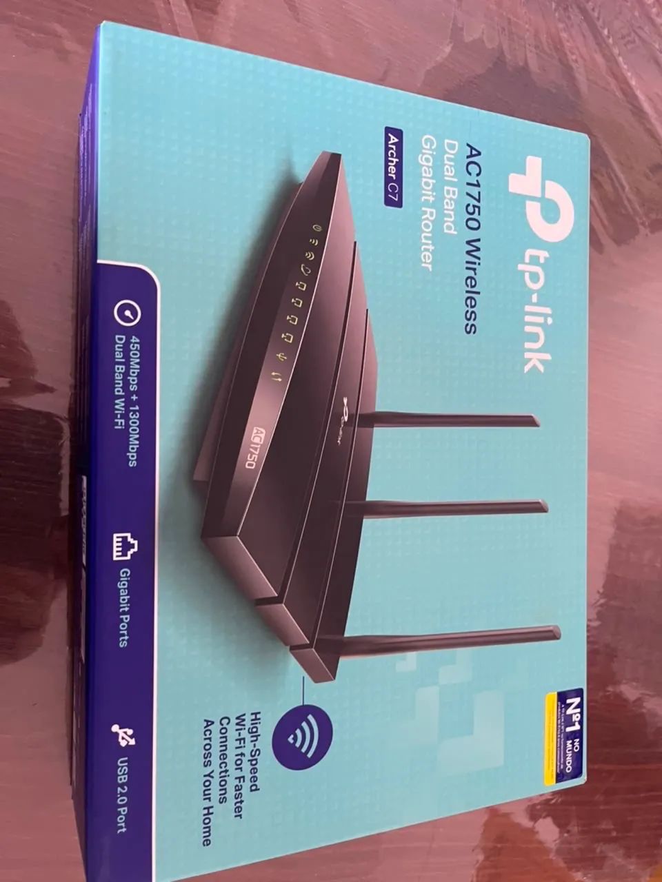 Roteador Tp- link AC1750 wireless ArcherC7 - Foto 2