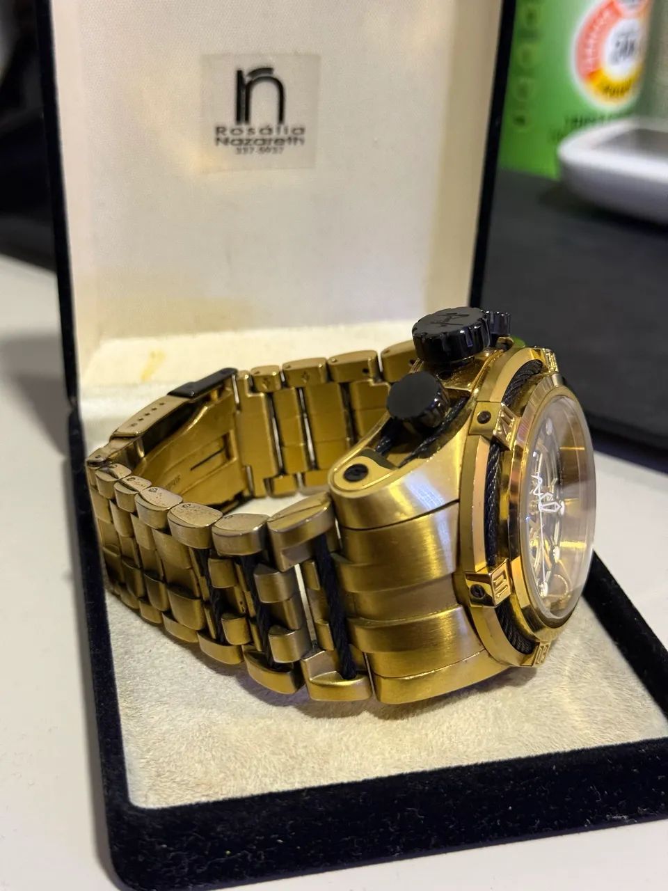 Relógio Invicta Bolt Zeus Skeleton em perfeito estado  - Foto 2
