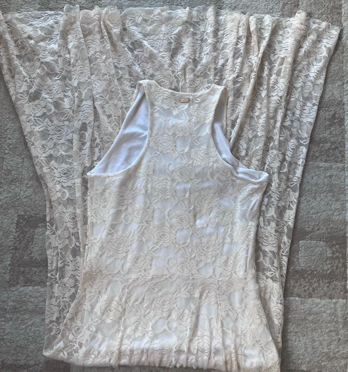 Vestido longo de renda  - Foto 4