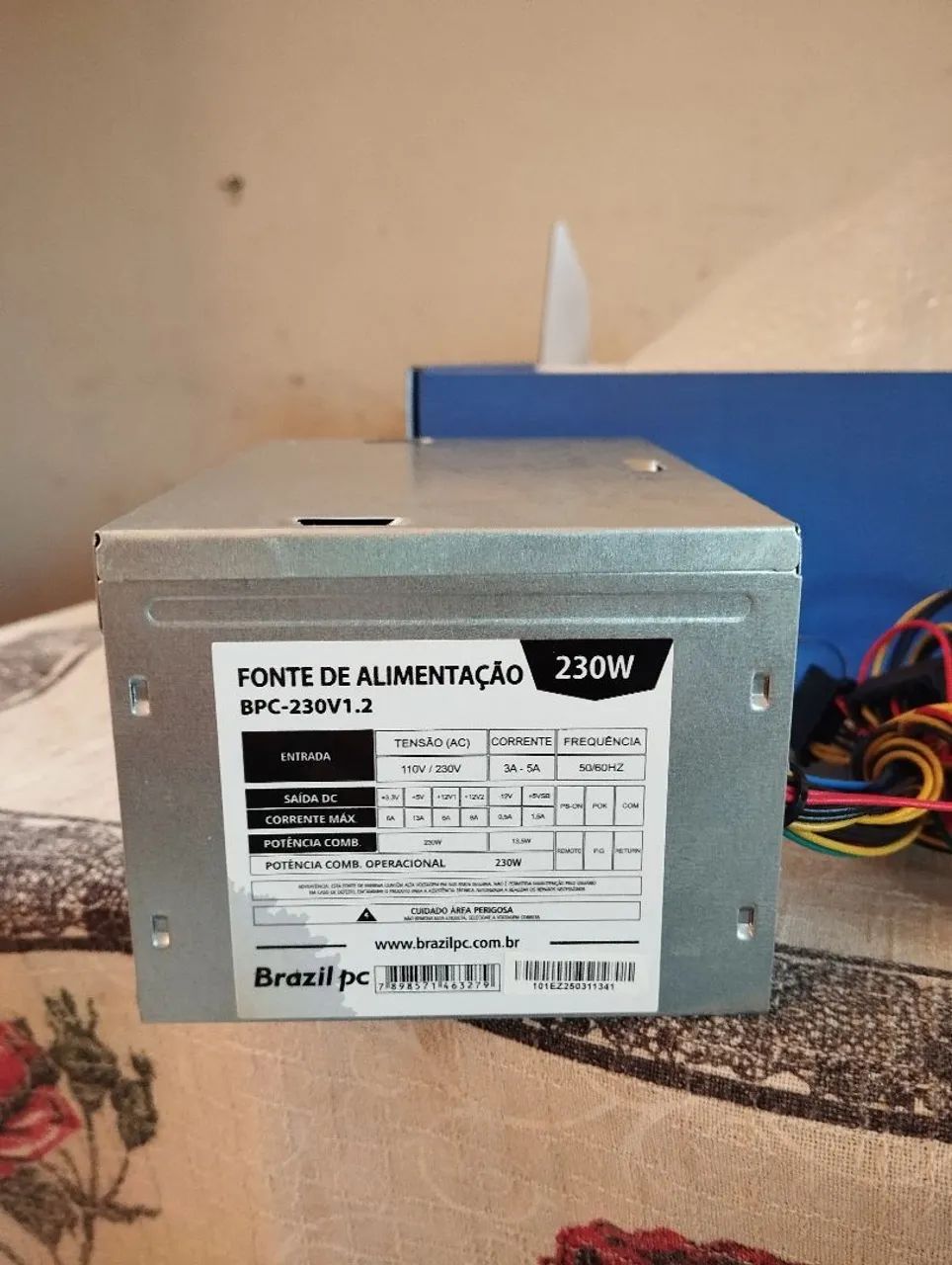 Fonte 230w retirada peças