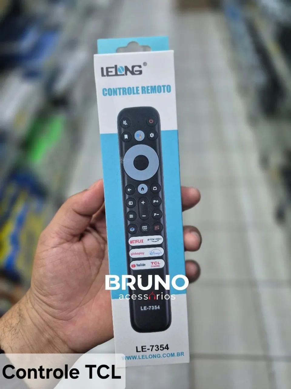 Controle remoto compatível TCL