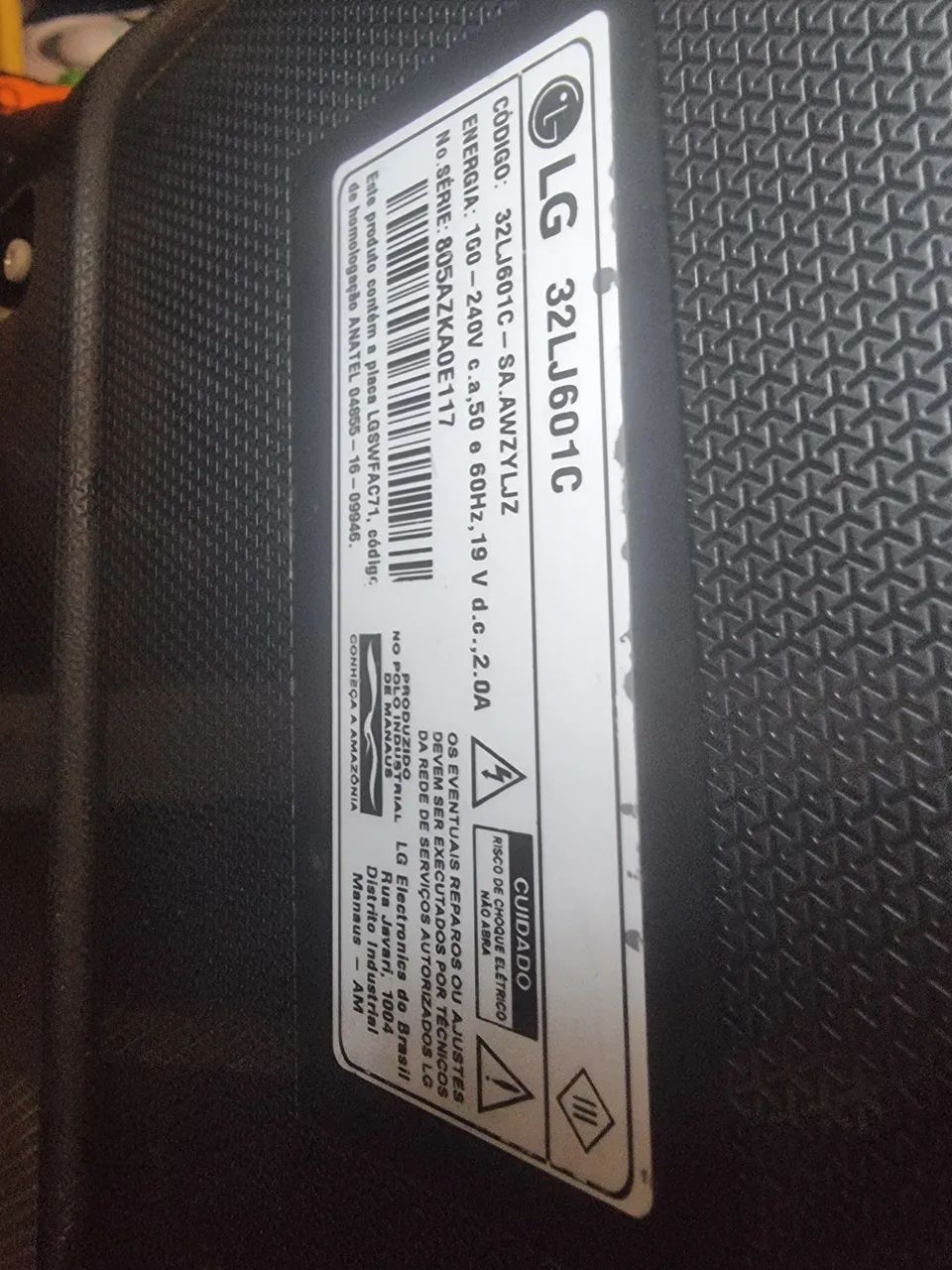 Tv lg 32 polegadas conserto ou peças - Foto 3