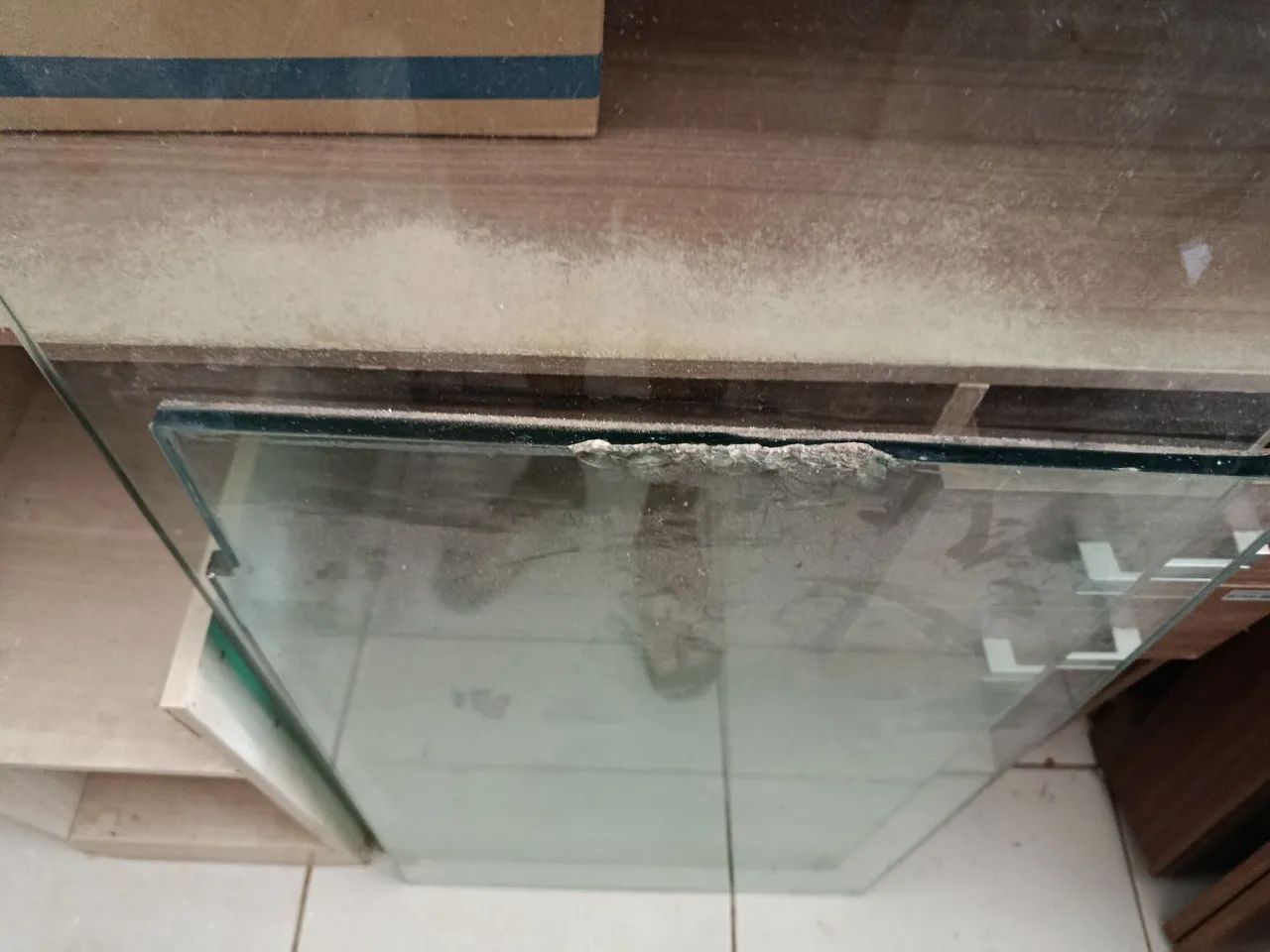 Escrivaninha em vidro  - Foto 2