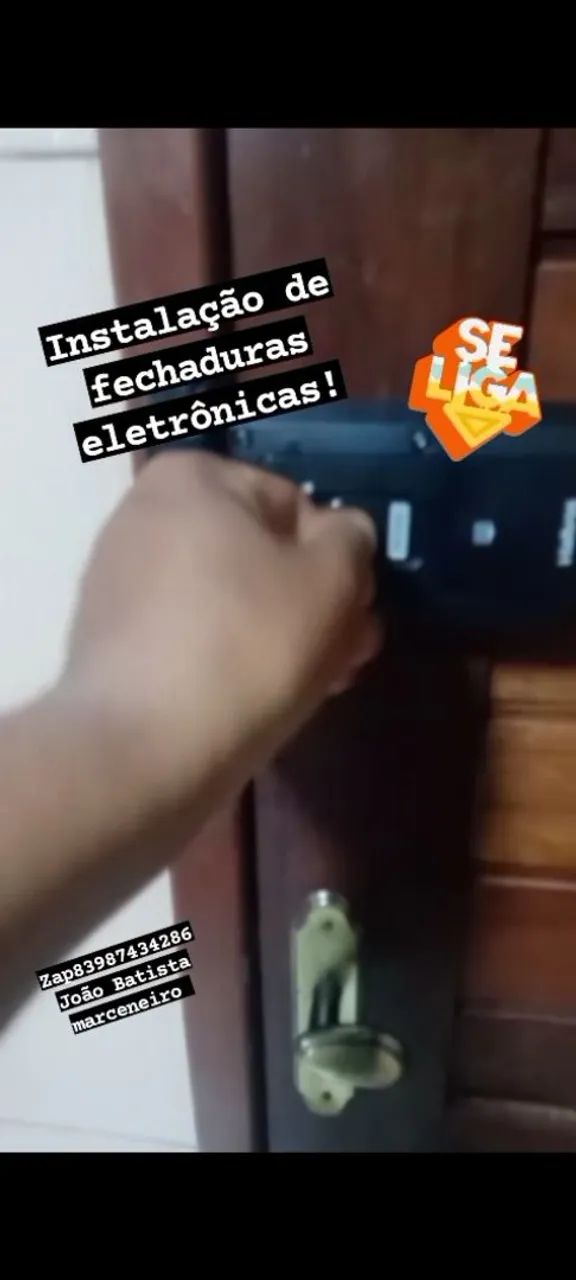 ASSENTAMENTO DE PORTAS E JANELAS E INSTALAÇÃO DE FECHADURAS ELETRÔNICAS! - Foto 3