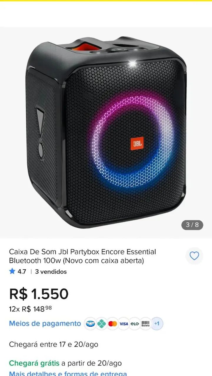 Vendo Caixa JBL  - Foto 2