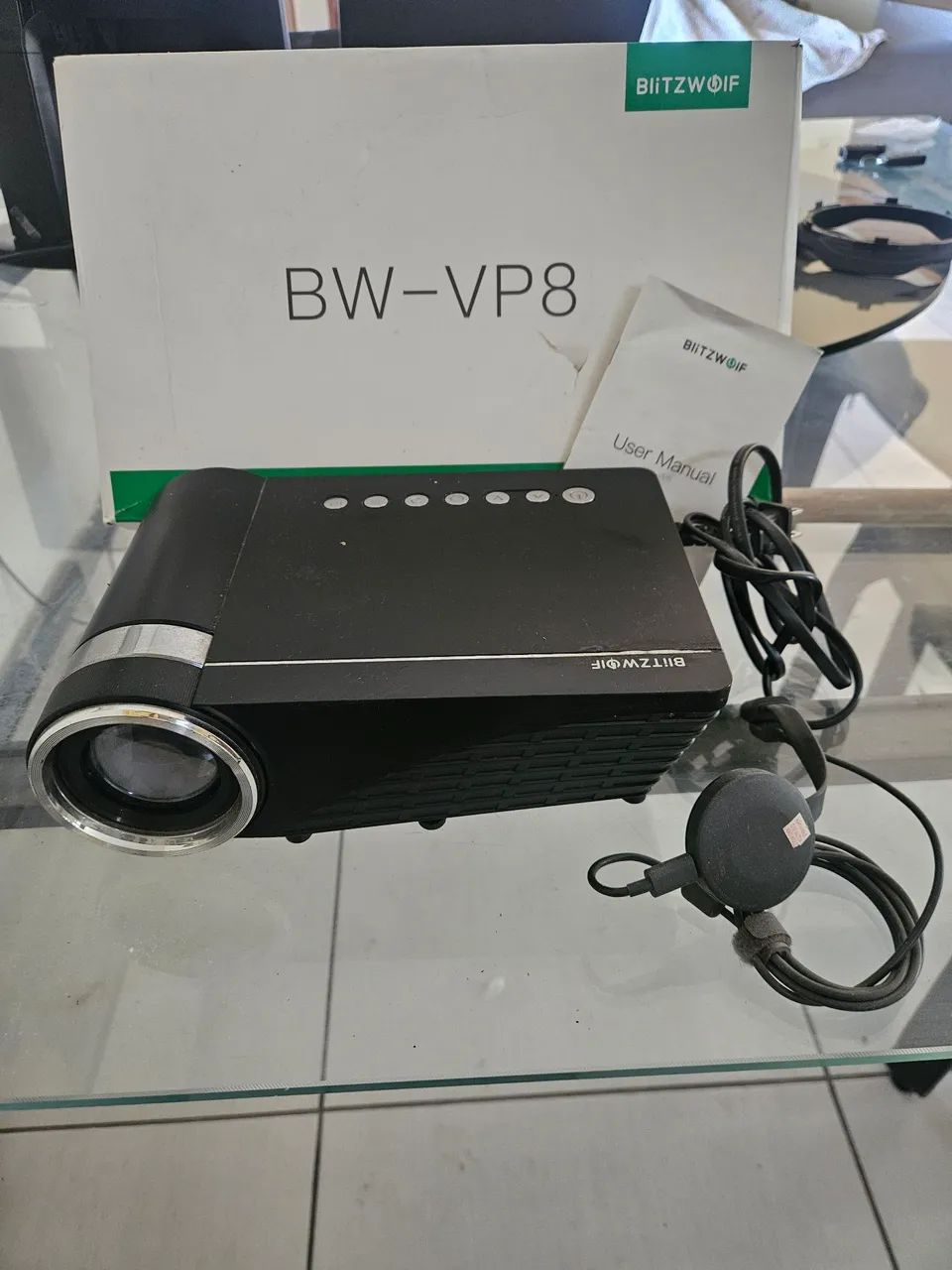 Projetor Blitz Wolf VP8 + Crome Cash  - Foto 5