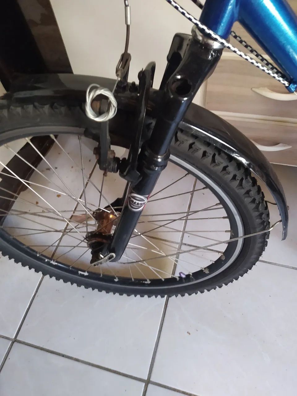 Bicicleta Aro 26 com marcha vendo ou troco Ps3 - Foto 3