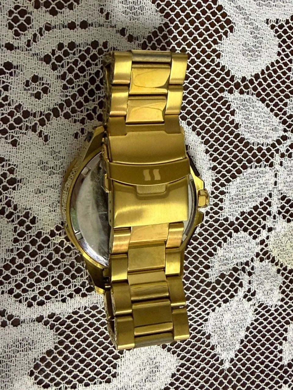Relógio Seculus Masculino Cronógrafo<br>20923gpsvda1 Dourado - Foto 5