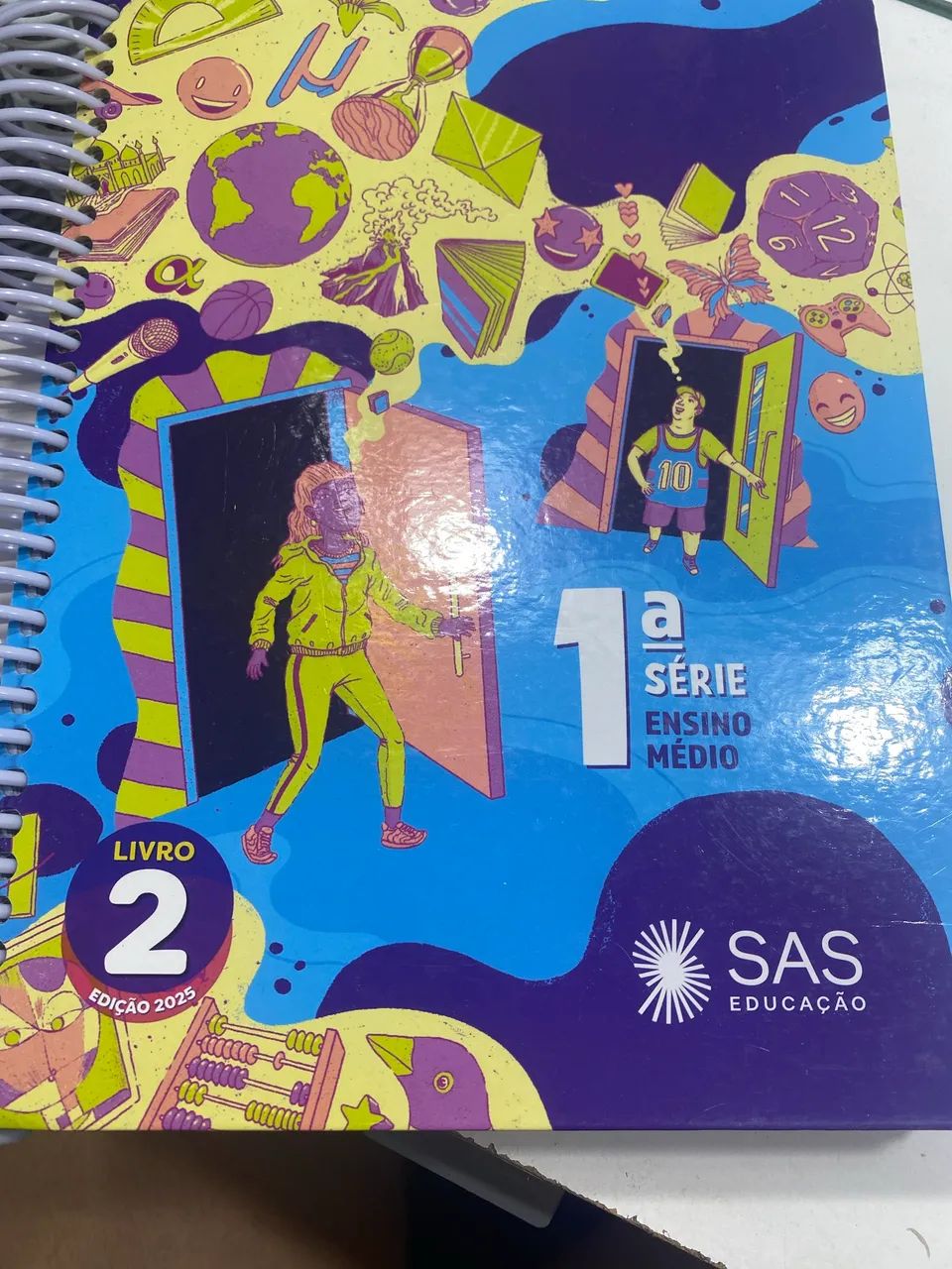 Livros sas 1 ano edição 2025, vem os 6 módulos, livro de artes, sociologia e filosofia  - Foto 2