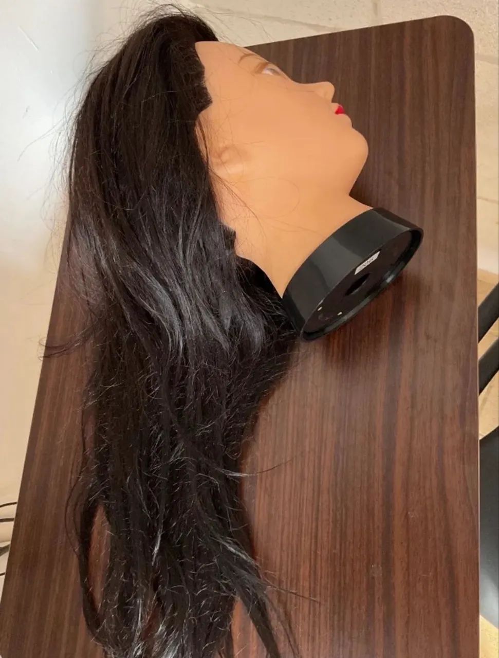 Cabeça de boneca para Treino Corte e Penteado - Cabelo Misto - Foto 5